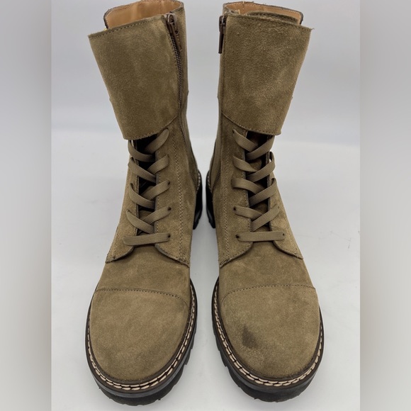 See by Chloé Mallory Suede Combat Boots - Picture 7 of 13
